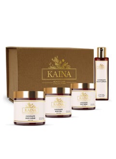 Kaina Chocolate Body Polishing Kit ; Instant Date Ready Glow ; Dead Skin Cell Removal Deep Moisturizing ; Body Scrub Body Gel Body Lotion Body Mask ; Deep Skin Hydration Kit ; Unisex - pzsku/Z6FAAF6A9DBE6A19B547EZ/45/_/1679383100/a6b86659-557b-44b5-998b-6e6418163b2a