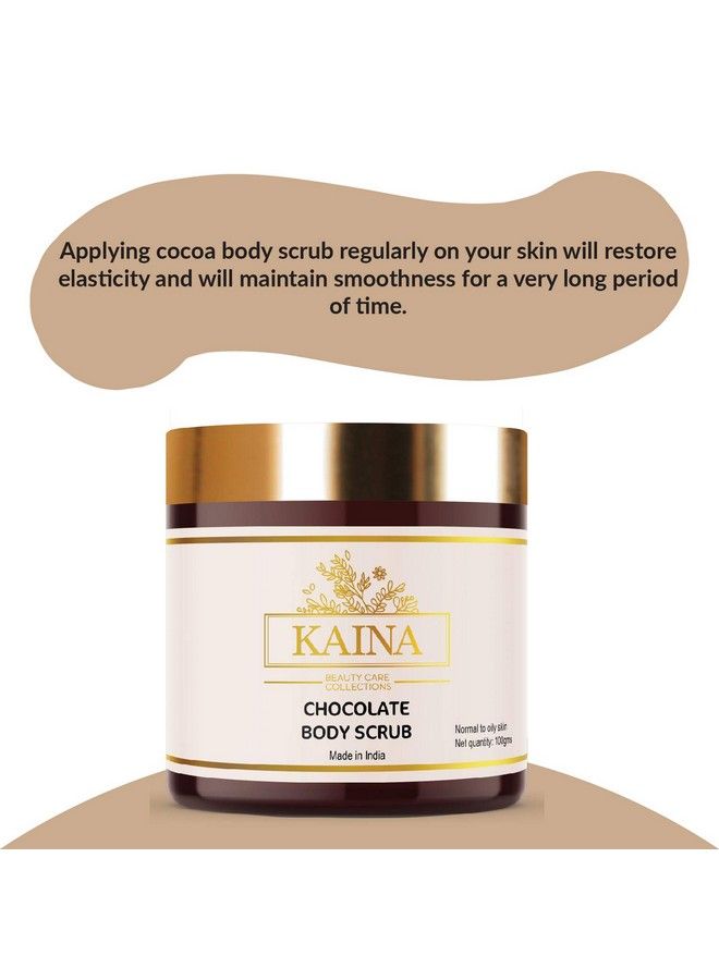 KAINA BEAUTY CARE COLLECTIONS Kaina Chocolate Body Polishing Kit ; Instant Date Ready Glow ; Dead Skin Cell Removal Deep Moisturizing ; Body Scrub Body Gel Body Lotion Body Mask ; Deep Skin Hydration Kit ; Unisex  - Image 3