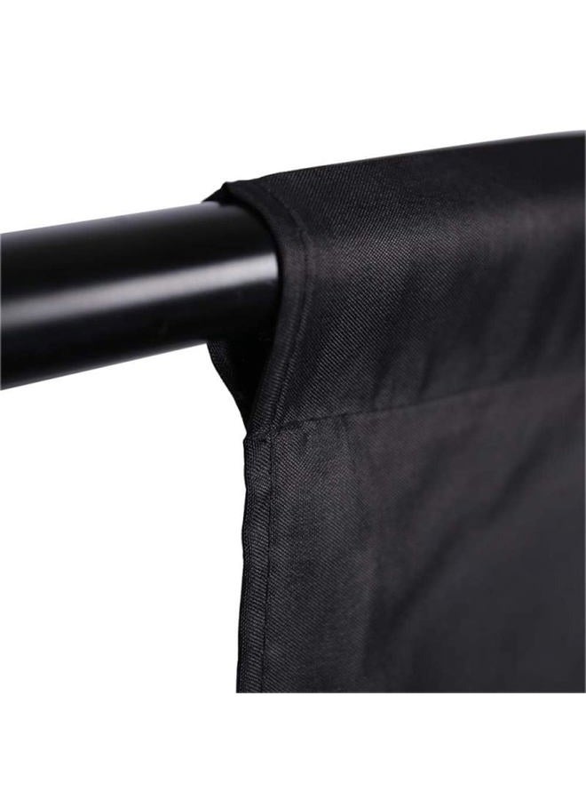 GFCC 8FTX10FT Black Backdrop Background for Photography Photo Booth Backdrop for Photoshoot Background Screen Video Recording Parties Curtain - Image 3