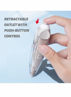 SYOSI Correction Tape, Quick Dry Refillable Retractable White Out Mini Cute Tape for School Office Students Kids Supplies, 1/5" × 240" 6 pcs  - Image 2