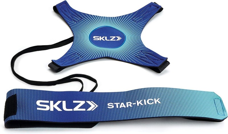 SKLZ Star-Kick Hands-Free Adjustable Solo Soccer Trainer - Fits Ball Sizes 3, 4, and 5 (Cobalt) - Image 1