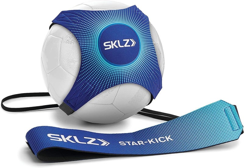 SKLZ Star-Kick Hands-Free Adjustable Solo Soccer Trainer - Fits Ball Sizes 3, 4, and 5 (Cobalt) - Image 2