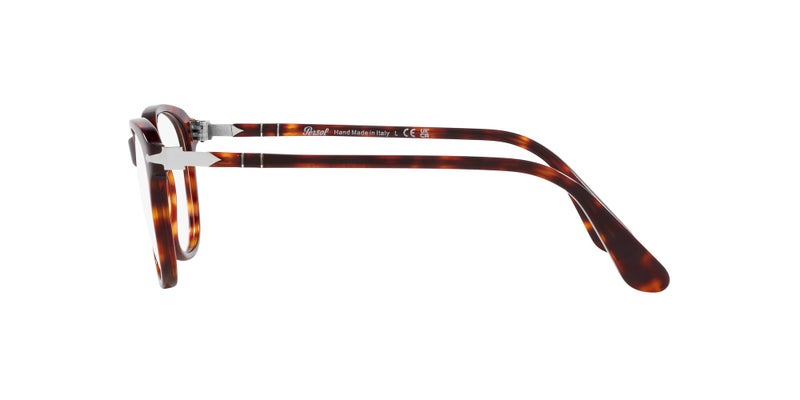 Persol Unisex PO1935V Square Prescription Eyewear Frames, Havana/Demo Lens, 53 mm - Image 4