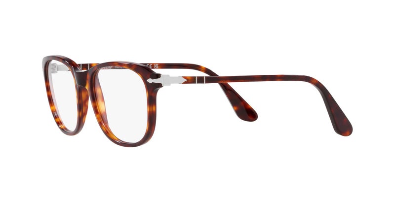Persol Unisex PO1935V Square Prescription Eyewear Frames, Havana/Demo Lens, 53 mm - Image 3