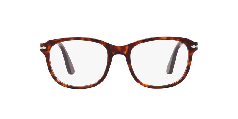 Persol Unisex PO1935V Square Prescription Eyewear Frames, Havana/Demo Lens, 53 mm - Image 1
