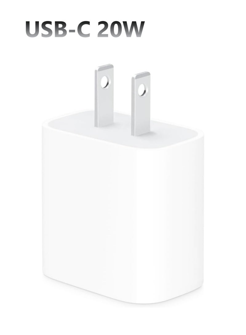 20W USB-C Fast Charger Adapter for iPhone, GaN Technology, AI Temperature Control, Compact Wall Charger Compatible with iPhone 16/15/14/13, iPad, AirPods, Galaxy, Pixel - Image 1