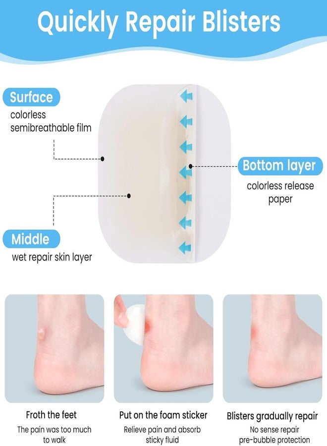 INOCEAN 8PCS 5x5 cm Hydrocolloid Bandage, Bed Sore Patch, Postoperative Recovery and Care Protection, Thick Foam Dressing Cushions Pressure and Protects Wounds, Silicone Gel Foam Dressing - Image 4