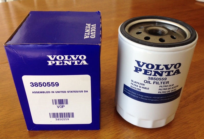 Volvo Penta OEM Volvo Penta Oil Filter In-Line 4 Cylinder & Small Block V8 GM 3850559 - Image 1
