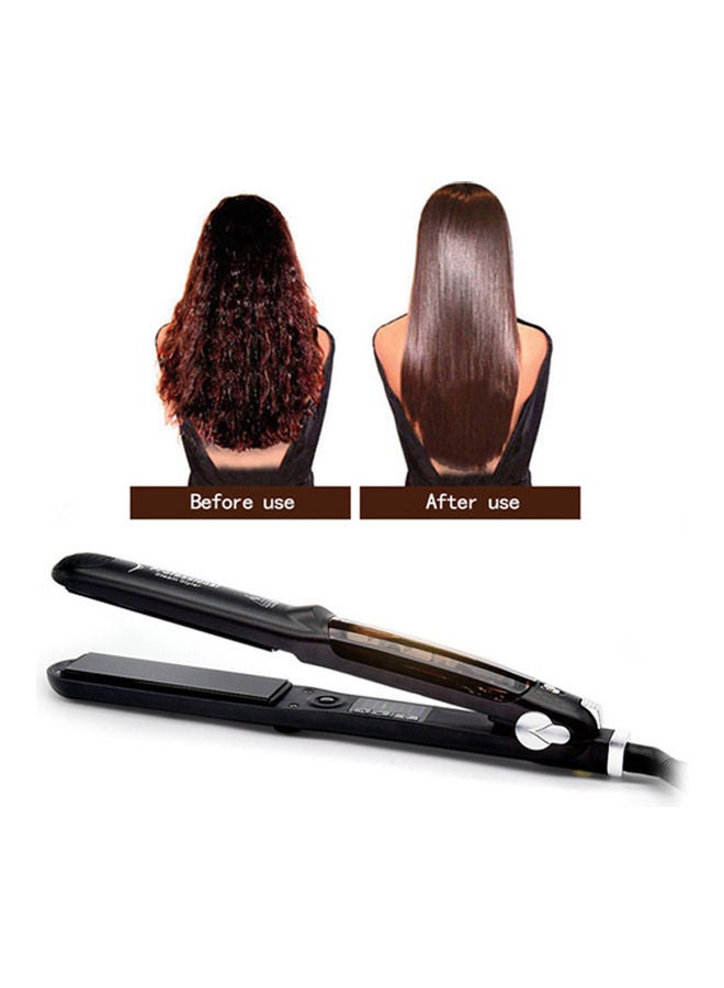 نيبمينينت جهاز كي وفرد الشعر الاحترافي متعدد الوظائف مصنوع من السيراميك بدرجات حرارة حتى 450 فهرنهايت أسود 36.0x13.5x6سم - Image 3