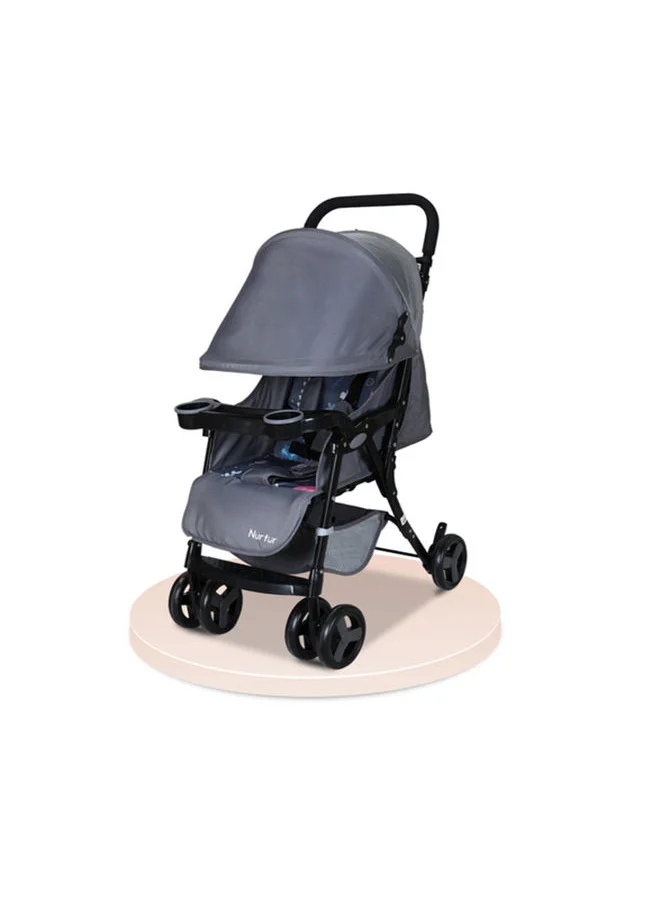نورتر Ryder Lightweight Baby Stroller Storage Basket Detachable Food Tray 5 Point Harness Adjustable Canopy Adjustable Reclining Seat And Leg Rest