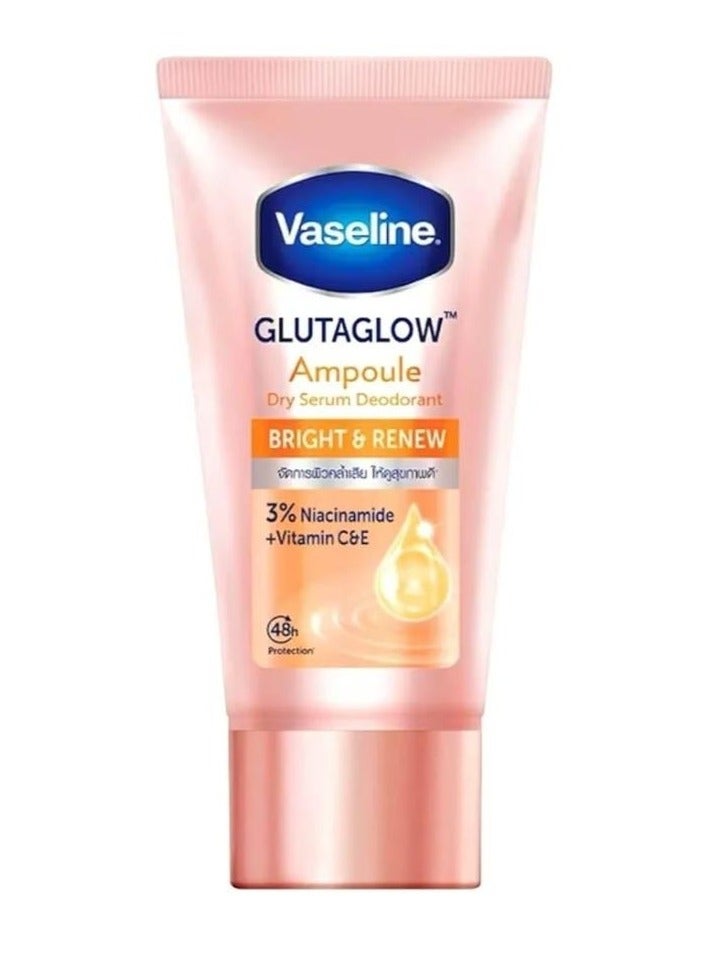 Vaseline Glutaglow Bright & Renew Ampoule Dry Serum Deodorant 45ml - Image 1