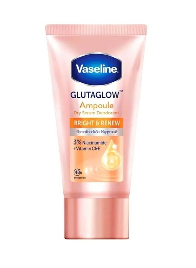Vaseline Glutaglow Bright & Renew Ampoule Dry Serum Deodorant 45ml - Image 3