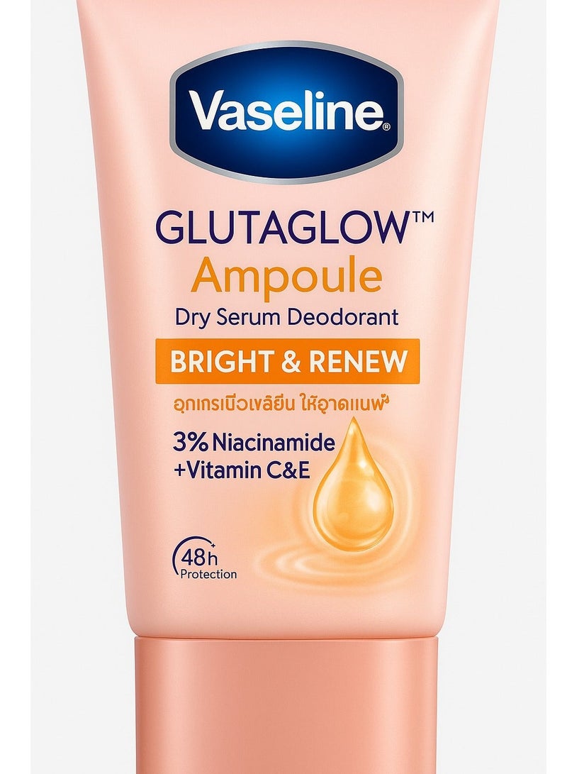 Vaseline Glutaglow Bright & Renew Ampoule Dry Serum Deodorant 45ml - Image 4
