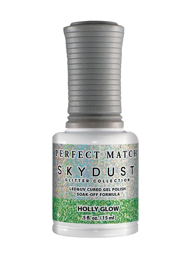 Lechat Gel Nail Polish, Gel Polish Soak Off Led U V Nail Gel Polish Sky Dust Glitter Holly Glow Sdms17 - Image 2