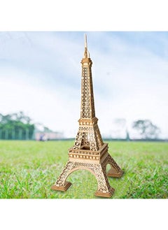 Rolife 3D Wooden Puzzle Wooden Craft Kit Eiffel Tower Model Kit Brain Teaser Games Lasercut Building Kitsmodel Toy Educational Activitybest Birthday For Kids To Build  - Image 4