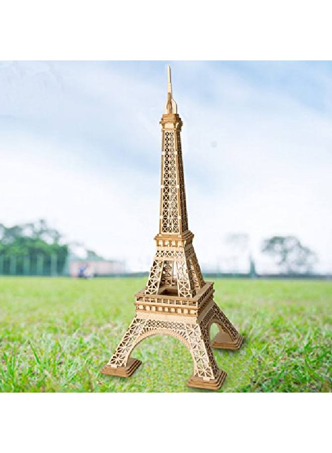 Rolife طقم حرف خشبي 3D لُغز خشبي نموذج برج إيفل ألعاب تحجيم ذهني مجموعات المباني مصمم بالليزر لعبة تعليمية نشاط أفضل عيد ميلاد للأطفال للبناء - Image 4