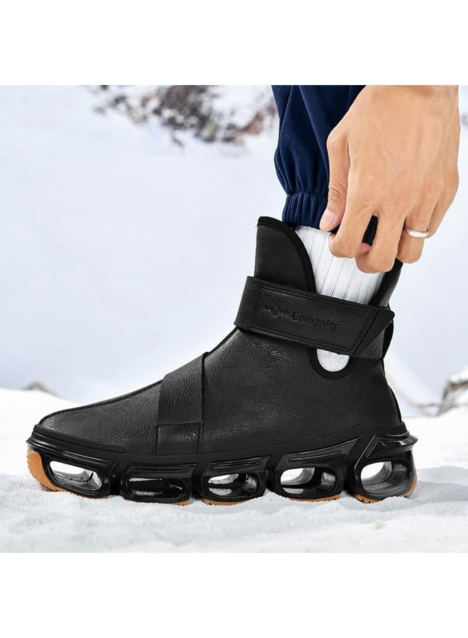 DZUJY Mens Chelsea Boots Casual for Men Blade Sneakers Sport Fashion High Top Men's Black Size 11 Boot Shoes Man Shoe - Image 2
