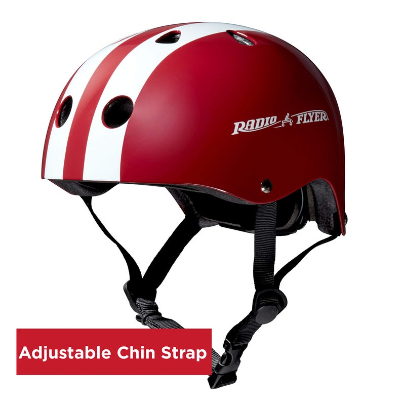 Radio Flyer Helmet, Toddler & Kids Bike Helmet for Ages 2-5,Red Glossy - Image 5