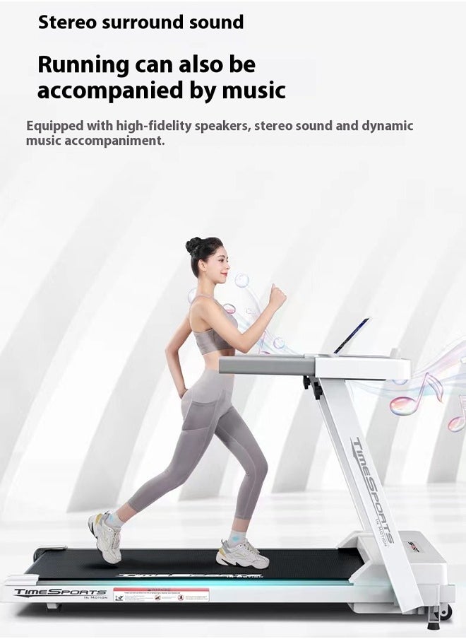 Sharpdo 1-8km/h Family-Style Small Folding Ultra-Quiet Treadmill Electric Walking Machine  - Image 5