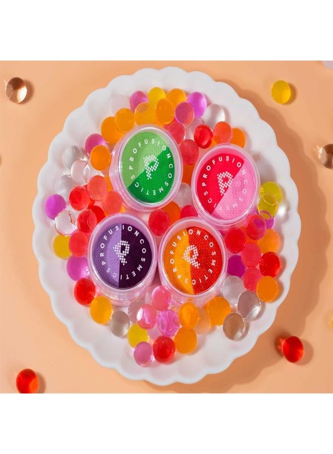 Profusion Cosmetics Water Activated Liner Duo- Two-Tone Liners Included Refillable Water Brush (Taro) - Image 4