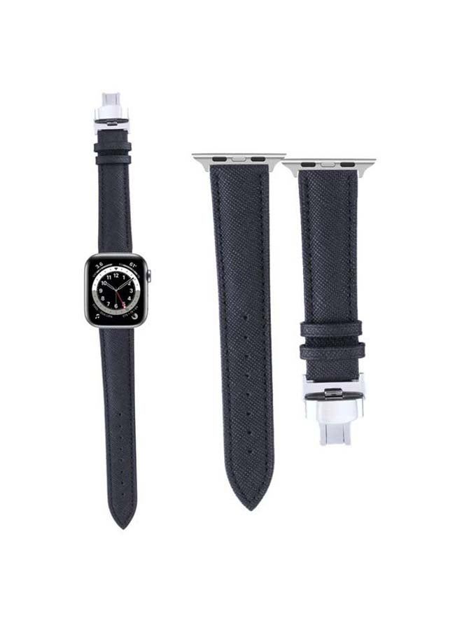 vesus Replacement Band For Apple Watch Series 6/SE/5/4/3/2/1 Black