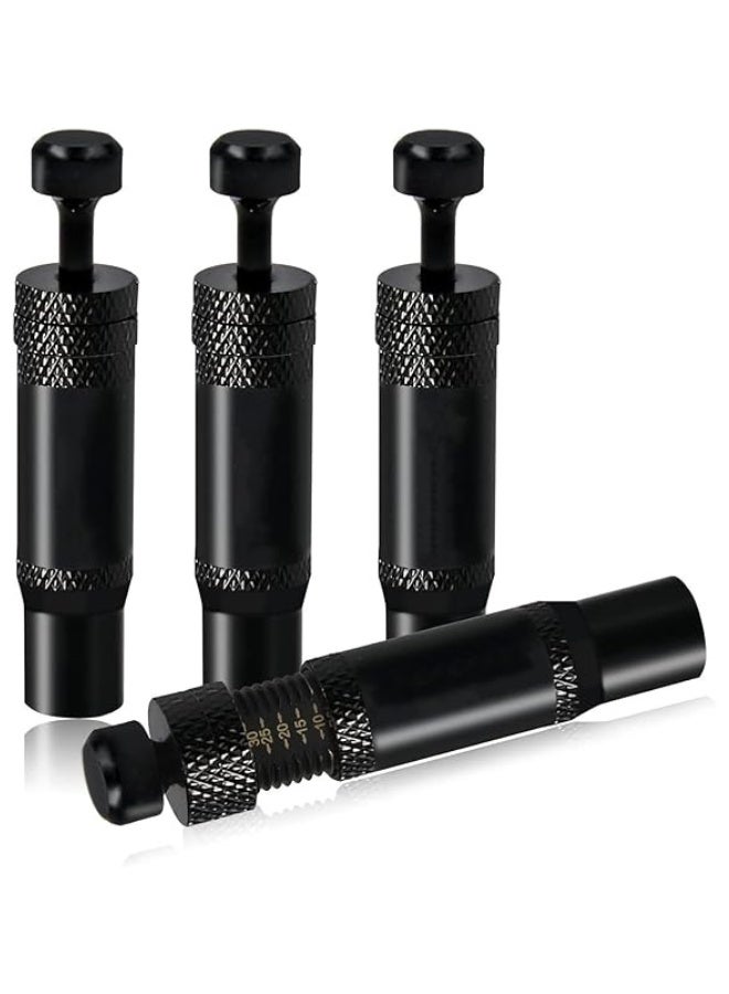 Chase Up Adjustable Auto-Stop Tire Deflator Valve Kit (10–30 PSI) – 4PCS Screw-On Tyre Air Down Tool for Off-Road 4x4, SUV & Pickup