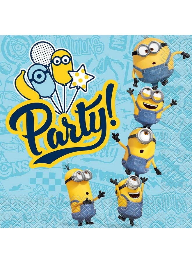 Unique من شر القردة مينيونز 2 مناديل غداء ورقية 7 بوصة × 7 بوصة 16 قطعة - Image 2