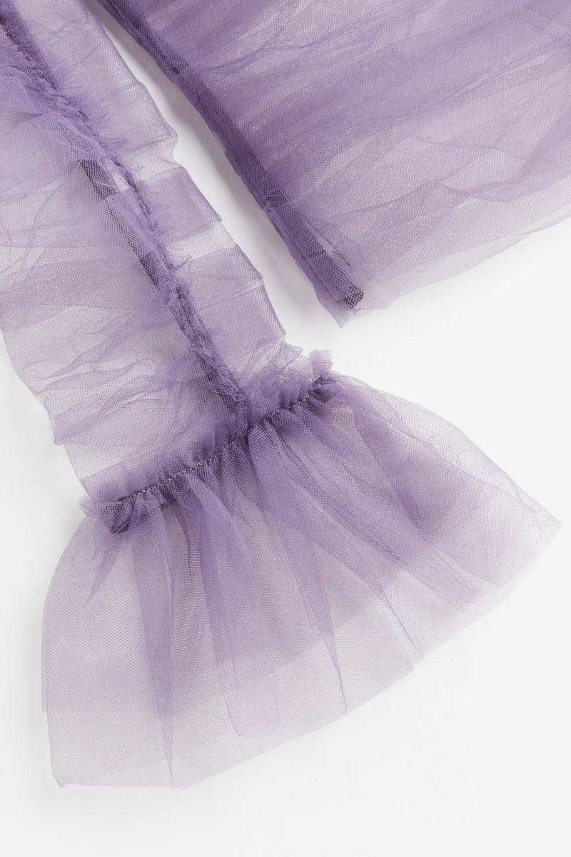 H&M Frilled tulle top