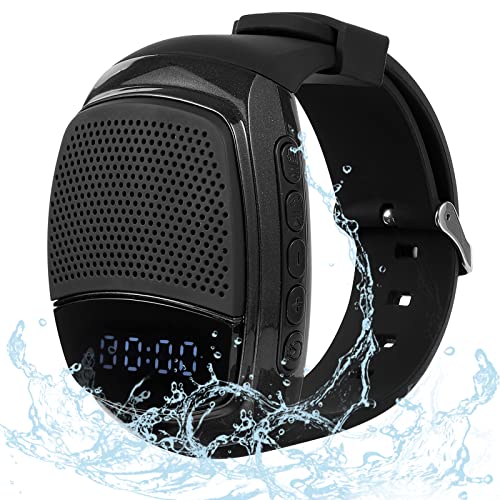 OriDecor Wireless Wearable Wrist Portable Sports Bluetooth Speaker Watch with Timer Time Clock MP3 Player FM Radio Selfie Alarm Clock Stopwatch Countdown Watch Anti-Lost for Running, Hiking, Climbing - Image 1