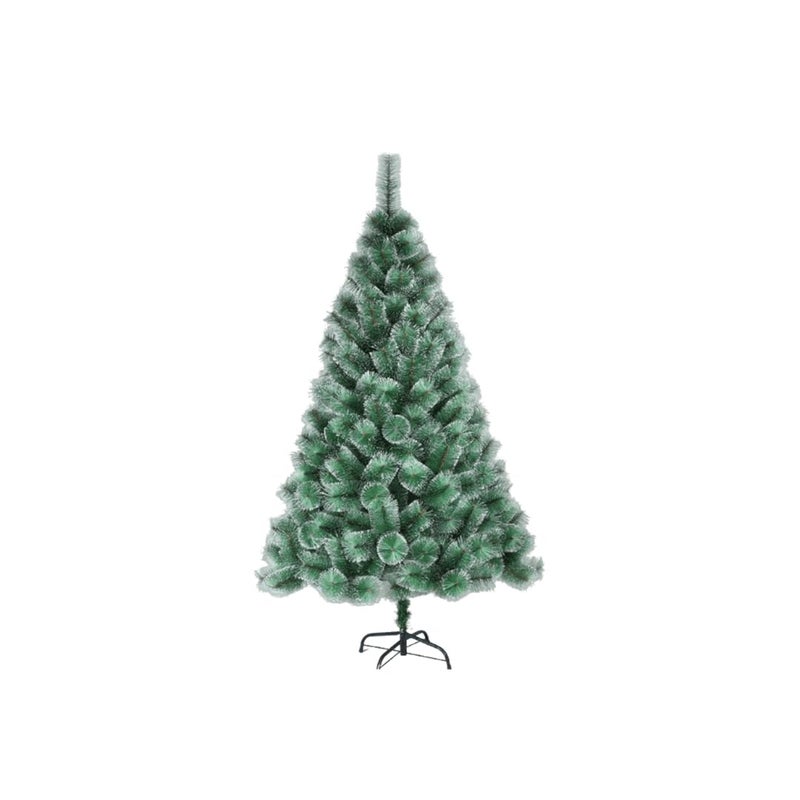 fizzytech fizzytech Artificial 4 Feet Christmas Snow Pine Tree with 160 Hinged Branches Solid Metal Legs Material Xmas Miniature Tree for ChristmasNew YearFestivalHome Decoration  - Image 1
