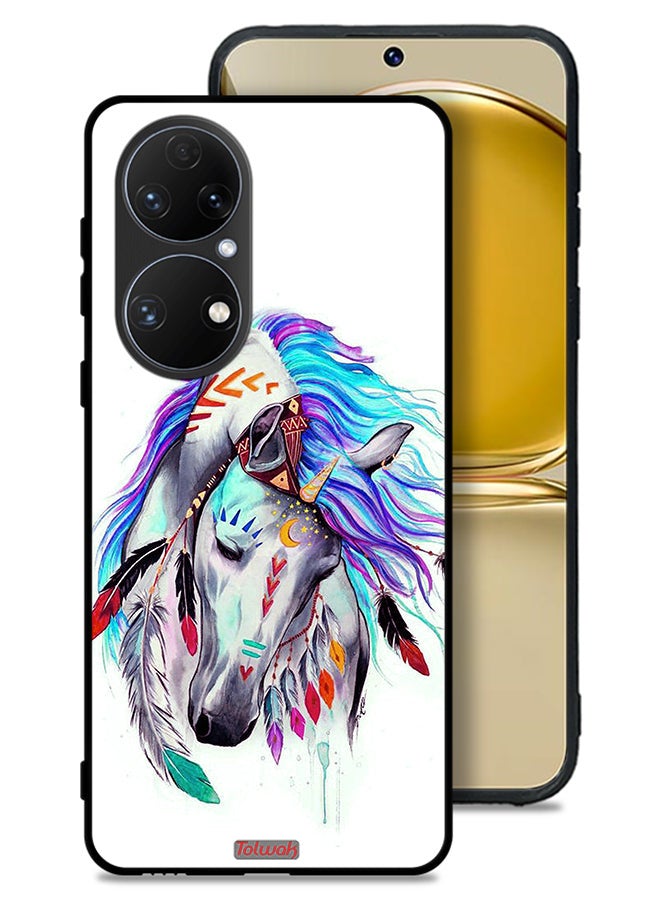 Tolwak Huawei P50E Protective Case Cover Horse - Image 1