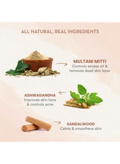 WOW Skin Science Purifying Multani Mitti Face Wash For All Skin Types Controls Excess Oil Brightens & Purifies Skin Face Wash For Women & Men Paraben Free 100 Ml  - Image 3