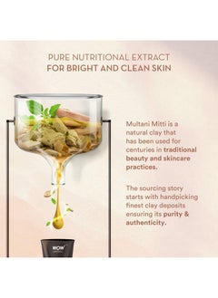 WOW Skin Science Purifying Multani Mitti Face Wash For All Skin Types Controls Excess Oil Brightens & Purifies Skin Face Wash For Women & Men Paraben Free 100 Ml  - Image 4