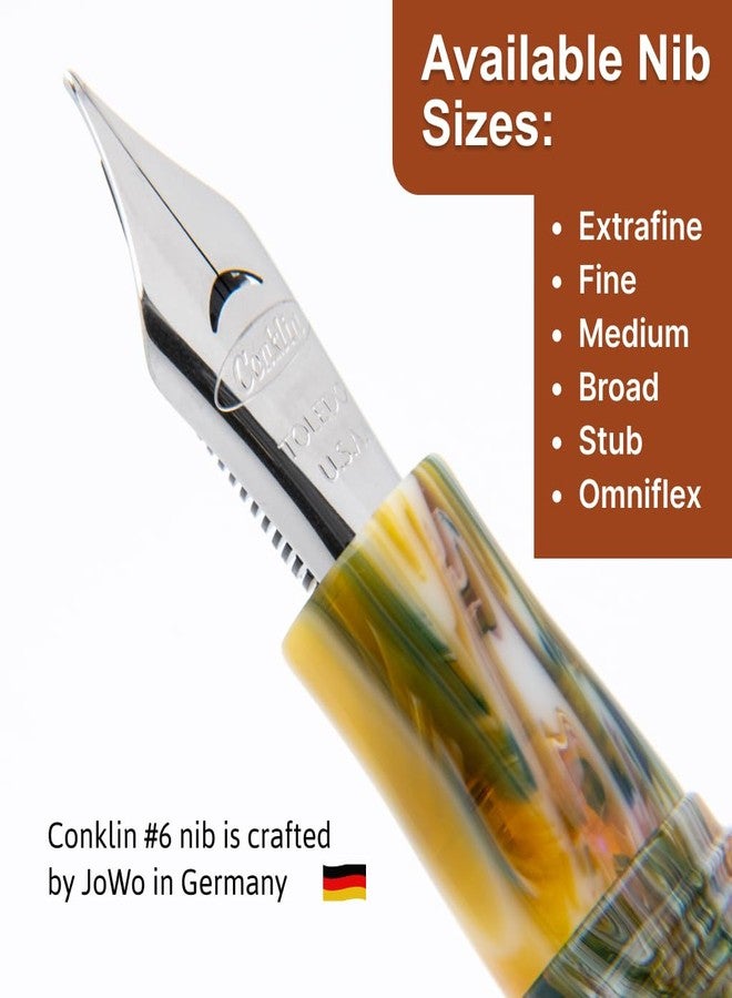 Conklin 1898 Fountain Pen, Misto Orange - Omniflex - Image 3