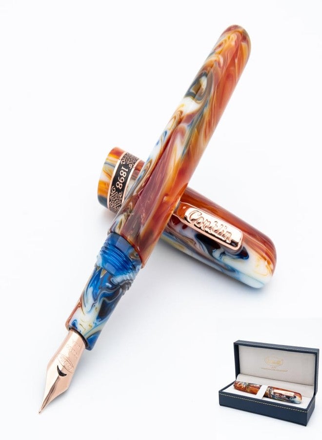 Conklin 1898 Fountain Pen, Misto Orange - Omniflex - Image 1