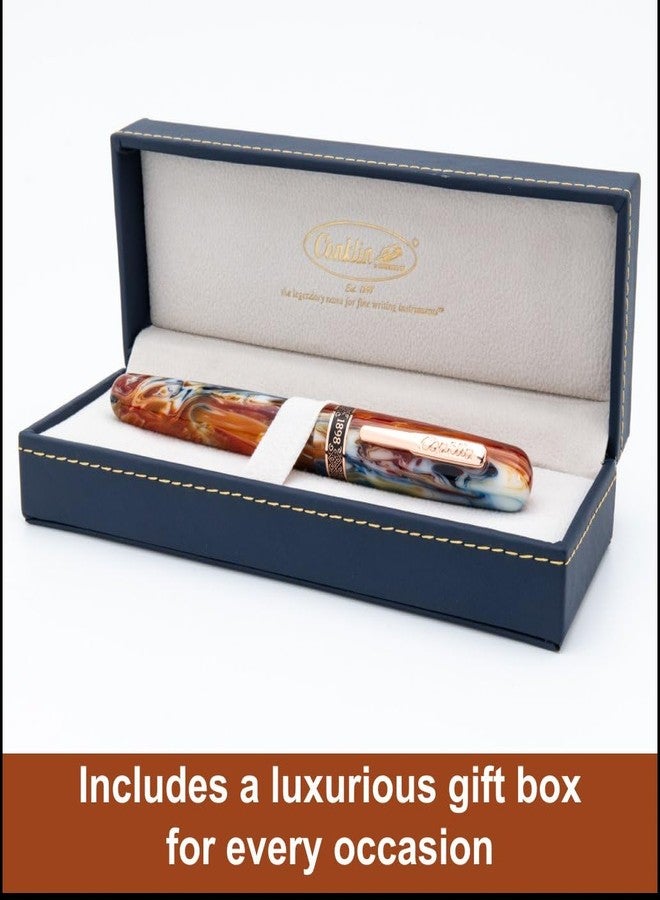 Conklin 1898 Fountain Pen, Misto Orange - Omniflex - Image 5
