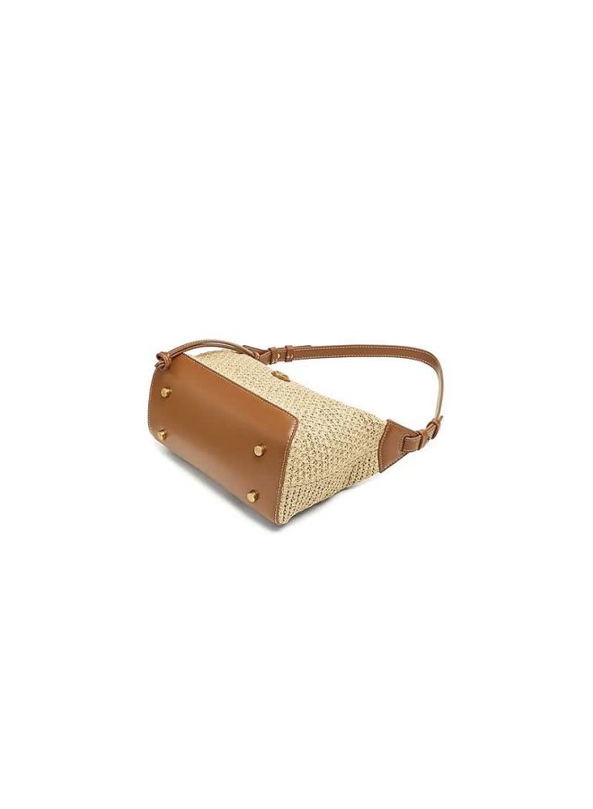 Tata Canvas Lunch Box Underarm Shoulder Bag 26 New Mall Valentine's Day Apricot/brown F - Image 4