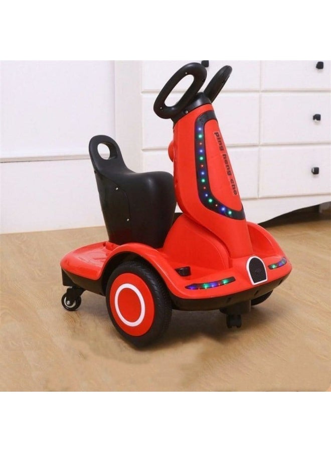 سكوتر كهربائي متعدد الوظائف للاطفال ثلاثي العجلات مع محرك مزدوج وموسيقى واضواء كهربائية للأطفال سكوتر متوازن للأولاد والبنات - Image 1