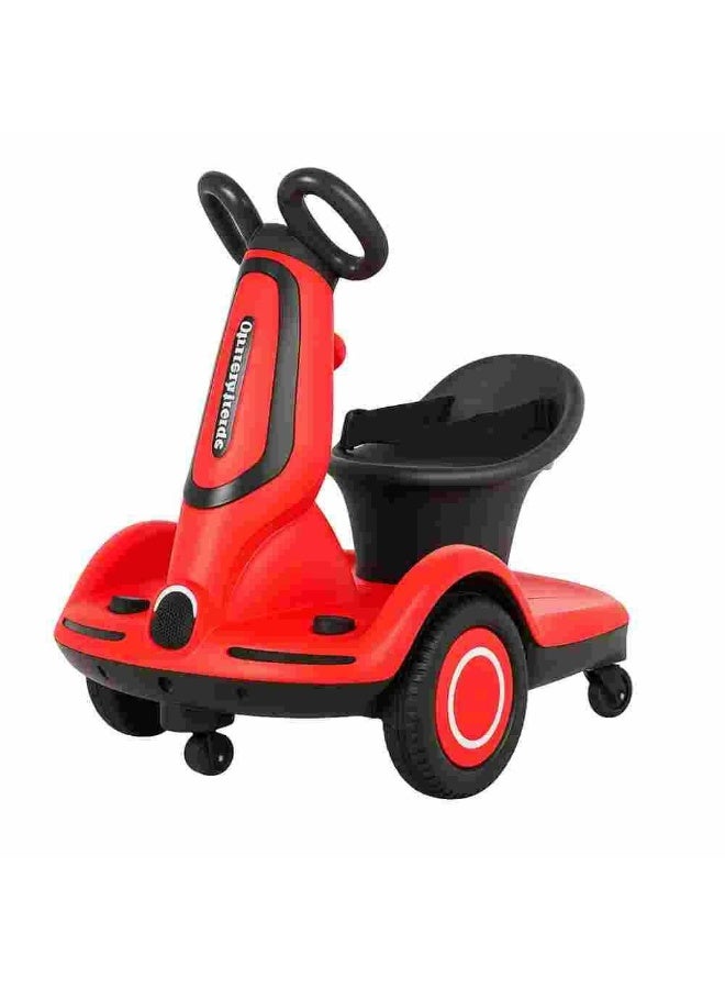 سكوتر كهربائي متعدد الوظائف للاطفال ثلاثي العجلات مع محرك مزدوج وموسيقى واضواء كهربائية للأطفال سكوتر متوازن للأولاد والبنات - Image 2