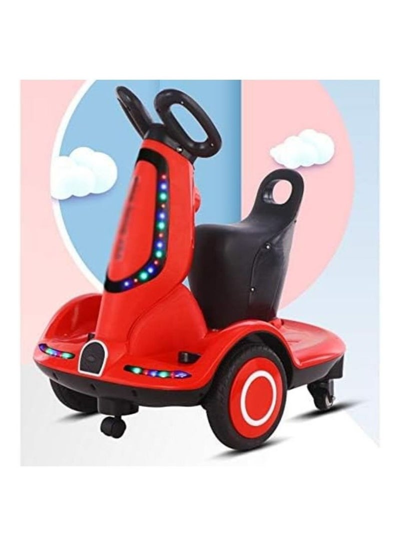 سكوتر كهربائي متعدد الوظائف للاطفال ثلاثي العجلات مع محرك مزدوج وموسيقى واضواء كهربائية للأطفال سكوتر متوازن للأولاد والبنات - Image 3