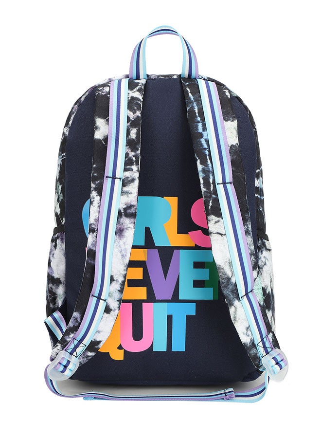CUBS Tie Dyed Waterproof Kids 28L Backpack with zip closure Ideal for 8-15 years age group, Compatible with 15" Laptop - Image 3