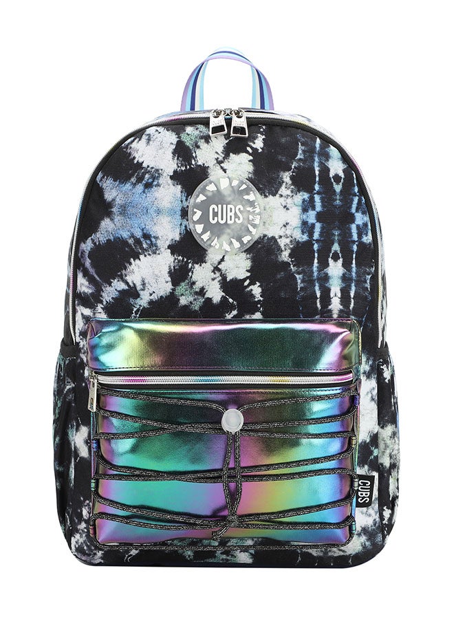 CUBS Tie Dyed Waterproof Kids 28L Backpack with zip closure Ideal for 8-15 years age group, Compatible with 15" Laptop - Image 1