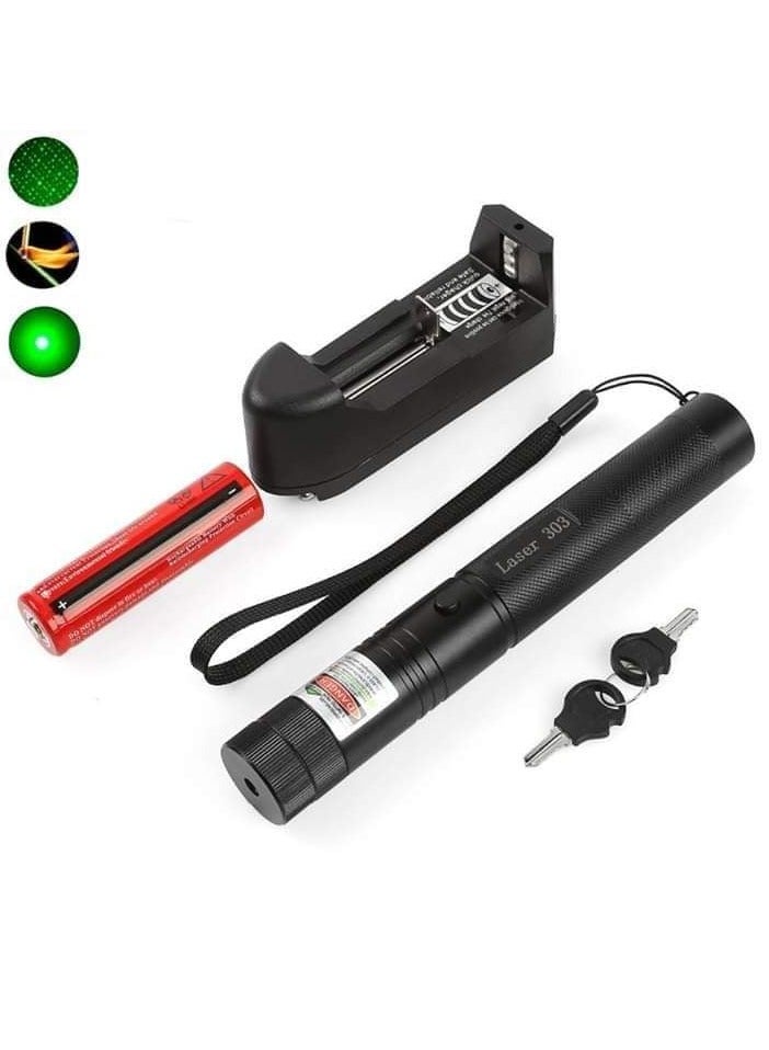 Generic Long Range High Power Tactical Green Dot Light Presentation Pointer for Indoor Teaching/Office Meeting, Recharge Outdoor Interactive Cat Toy  - Image 1