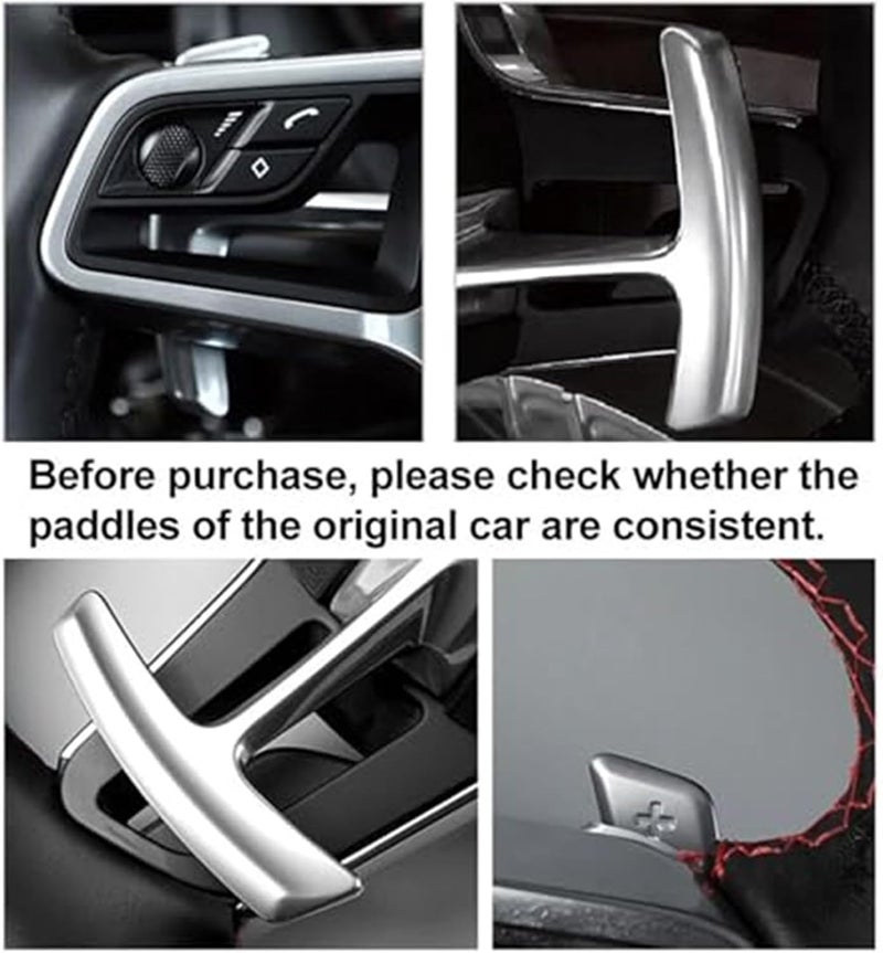 QASULER Car Steering Wheel Shift Paddle Shifter Extension - Image 3