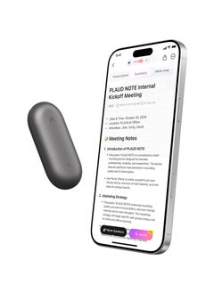 PLAUD Plaud NotePin Wearable AI Voice Recorder, App Control, Transcribe & Summarize Empowered by ChatGPT (Device Only)  - Image 1