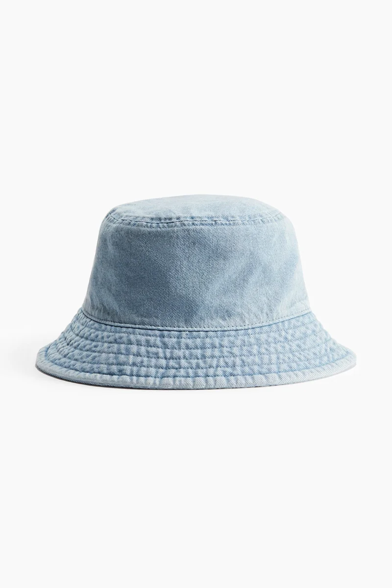 اتش اند ام Cotton denim bucket hat