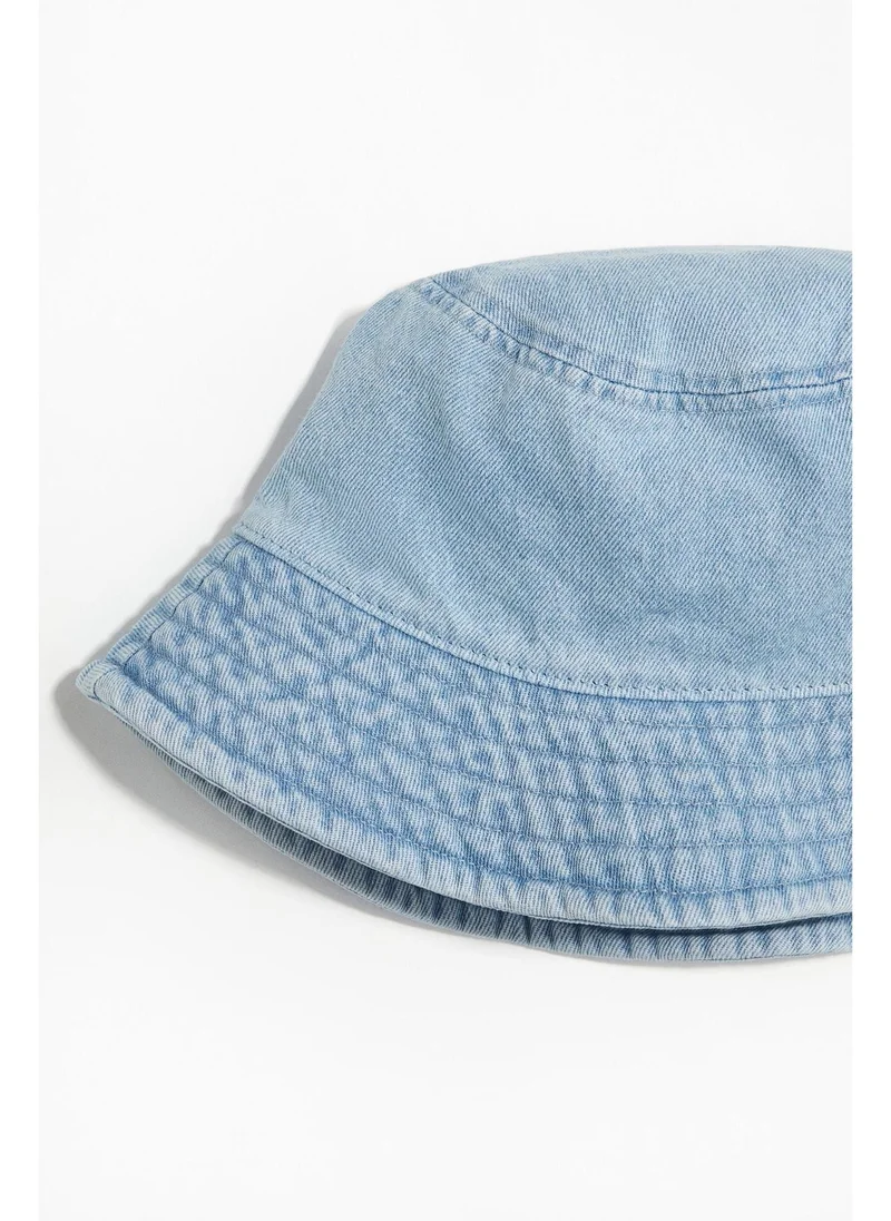 اتش اند ام Cotton denim bucket hat