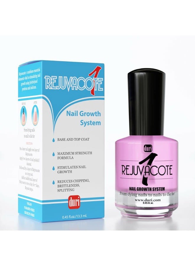 duri Rejuvacote 1 Original Maximum Strength Nail Growth System Base, Top Coat and Miracote Quick Dry Top Coat Combo - Image 5
