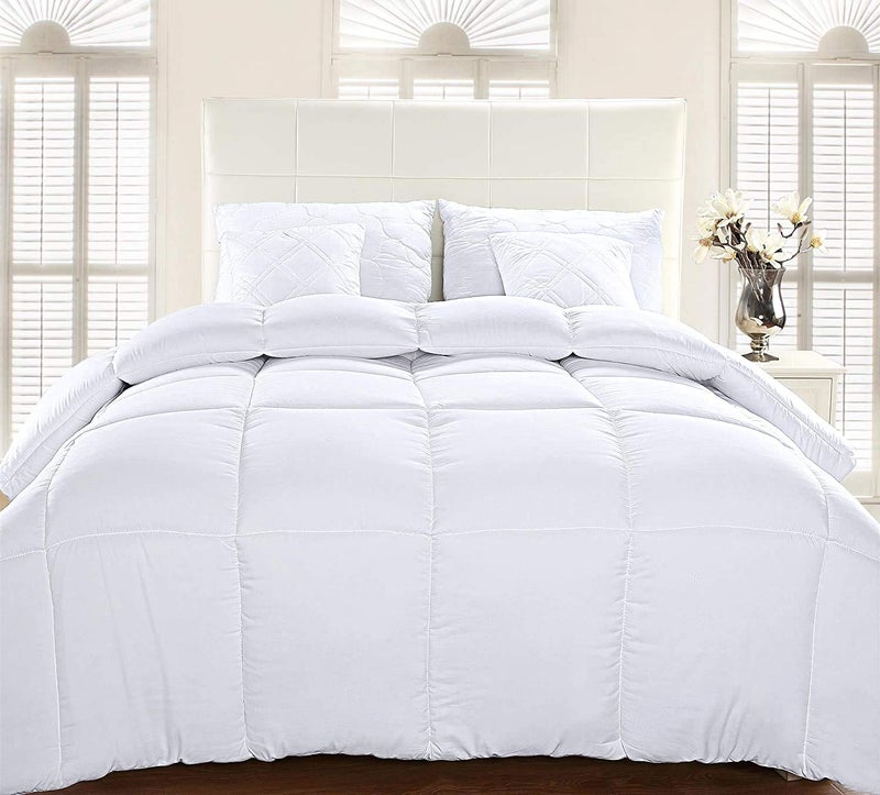 ABM UNLIMITED لحاف ABM UNLIMITED الفاخر القابل للغسل بوزن إضافي 100 من صوف أسترالي - Image 3