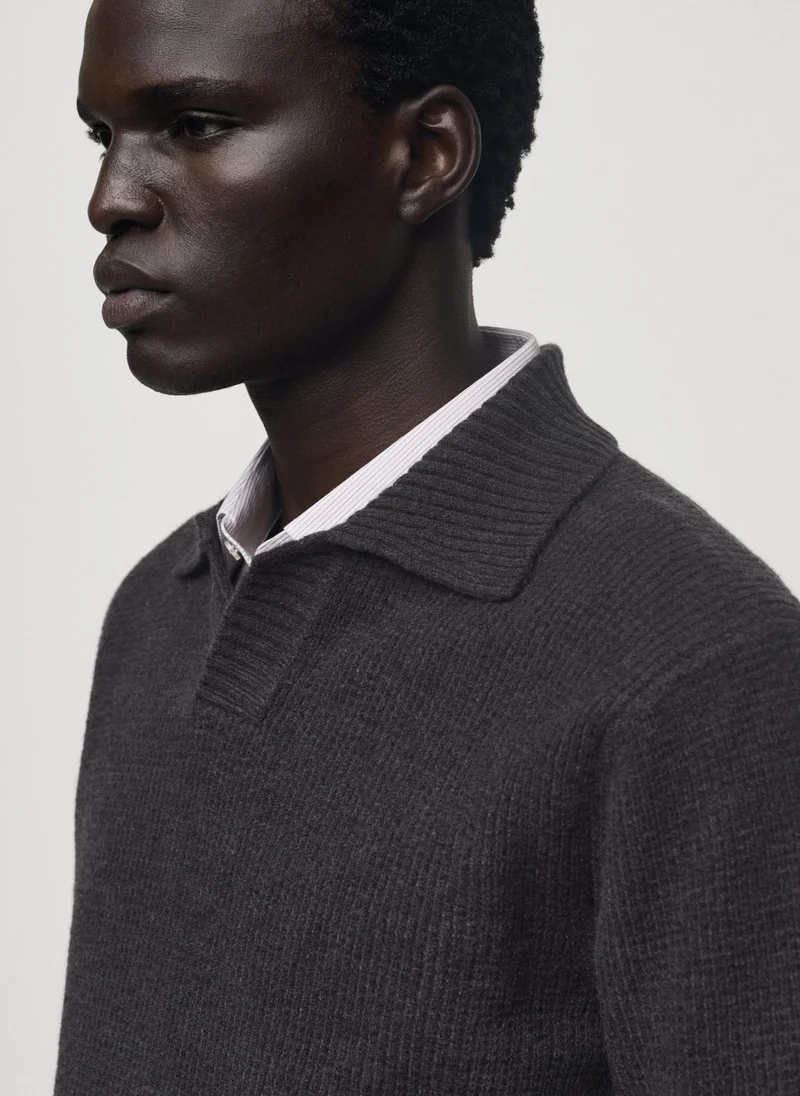 Mango Man Parks Squared Structure Sweater